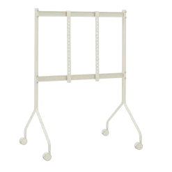 Support pour tv en métal blanc pearl 107x78x54 cm Moon Rollin' - Pedestal