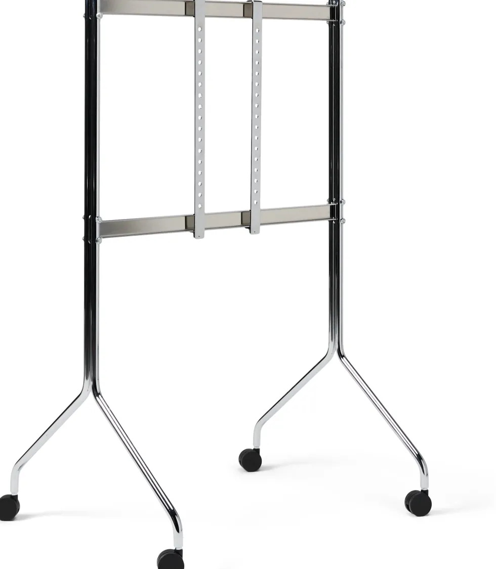 Support pour tv en métal chromé 121x78x60 cm Moon Rollin' - Pedestal