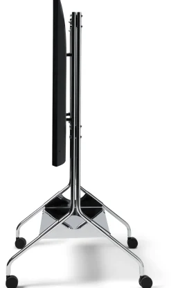 Support pour tv en métal chromé 121x78x60 cm Moon Rollin' - Pedestal