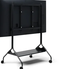 Support pour tv en métal noir 121x78x60 cm Moon Rollin' - Pedestal