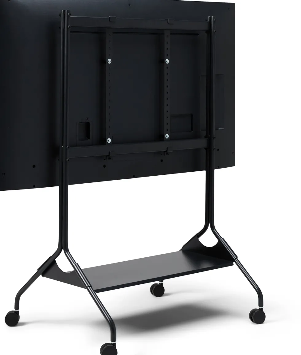 Support pour tv en métal noir 121x78x60 cm Moon Rollin' - Pedestal