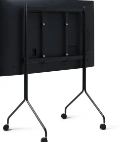 Support pour tv en métal noir 121x78x60 cm Moon Rollin' - Pedestal