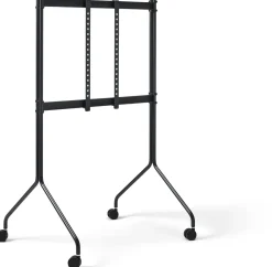 Support pour tv en métal noir 121x78x60 cm Moon Rollin' - Pedestal