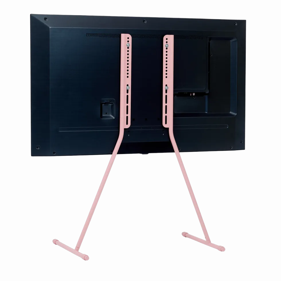 Support pour tv en métal rose 45x102cm Viva - Pedestal
