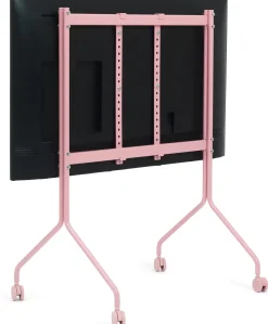 Support pour tv en métal rose 107x78x54 cm Moon Rollin' - Pedestal