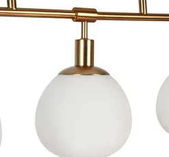 Suspension avec 5 sphères en métal dorée Erich - Maytoni