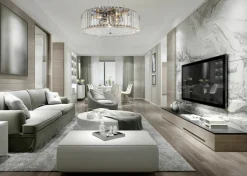 Suspension en métal chrome Recinto - Maytoni