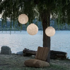 Suspension extérieure blanche Luna Out - In-es.artdesign