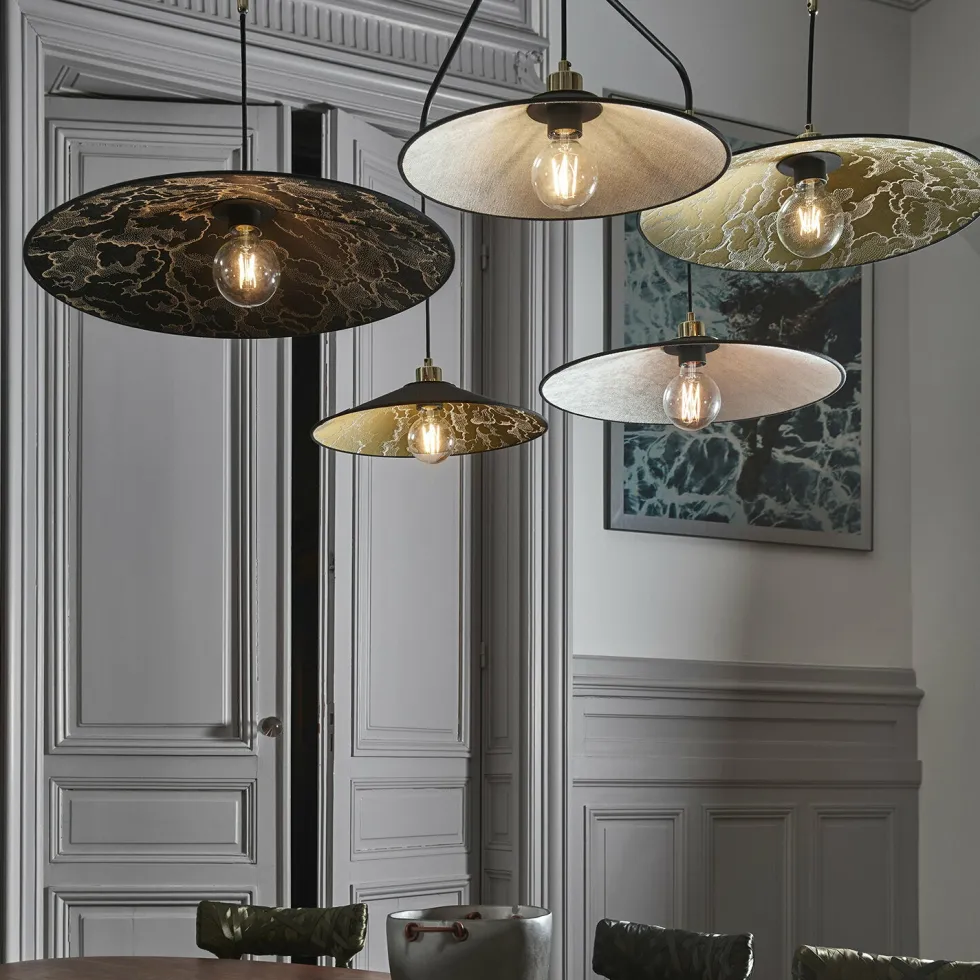 Suspension 5 lumières en métal peint 87 cm Gatsby - Market set