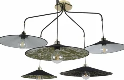 Suspension 5 lumières en métal peint 87 cm Gatsby - Market set
