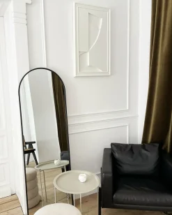 Tableau en bois blanc 80 cm Randonne - Likya