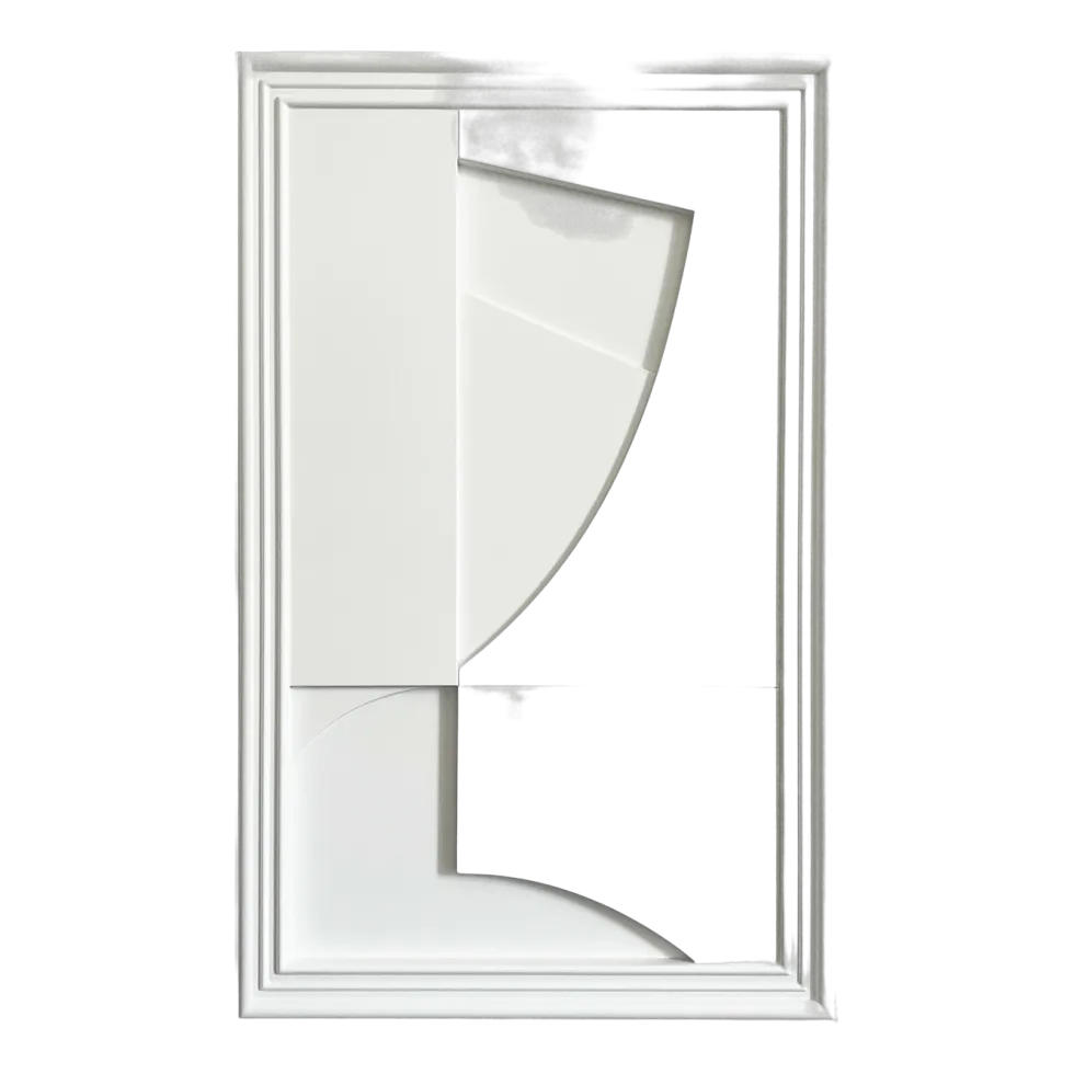 Tableau en bois blanc 80 cm Randonne - Likya