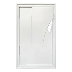 Tableau en bois blanc 80 cm Verge - Likya