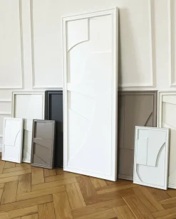 Tableau en bois blanc 45 x 115 cm Verto - Likya