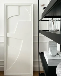 Tableau en bois blanc 60 x 150 cm Verto - Likya