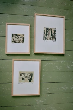 Tableau en bois de chêne 34x44cm Marty ans kosso - HKliving