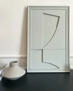 Tableau en bois gris 80 cm Randonne - Likya