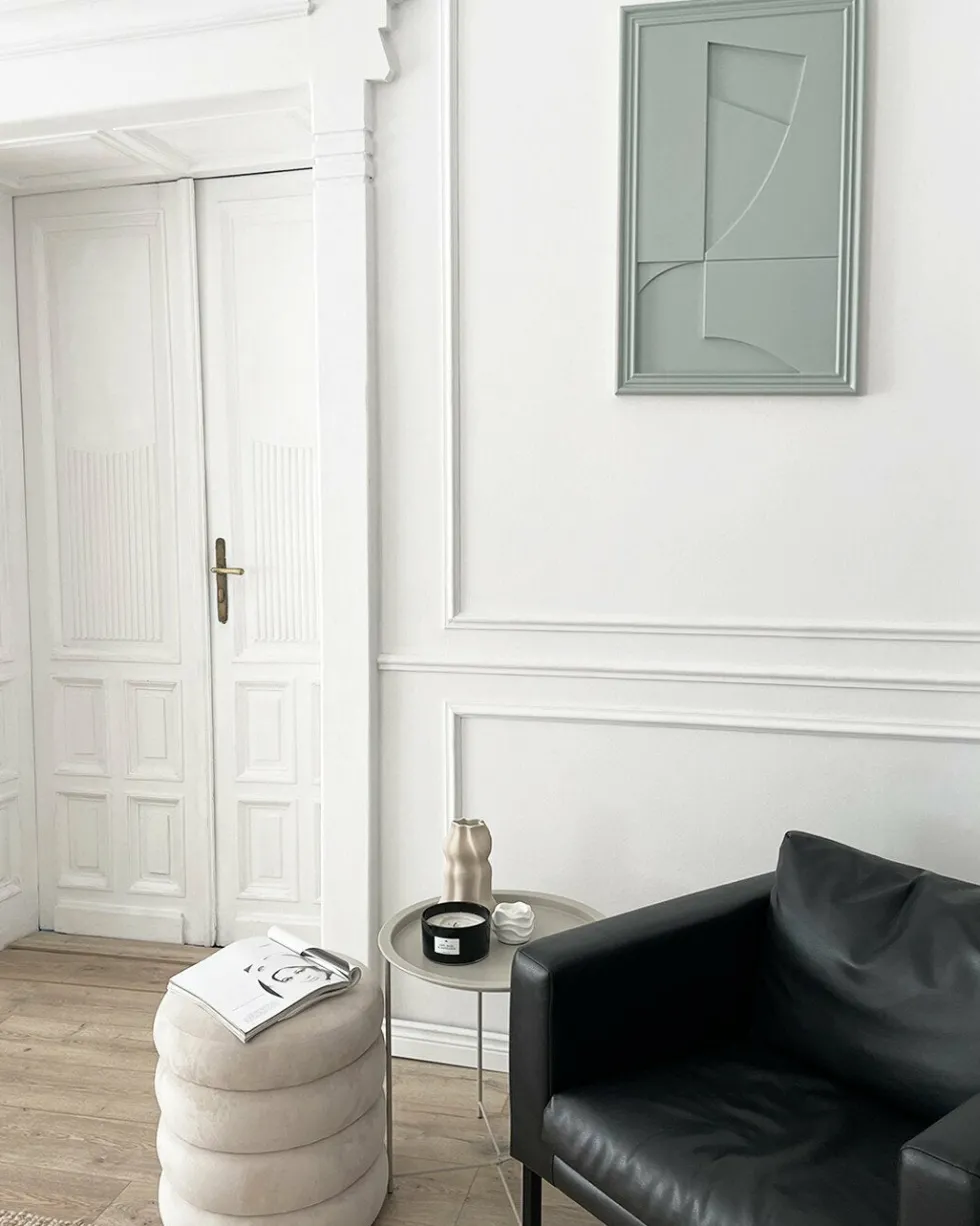 Tableau en bois gris 80 cm Randonne - Likya