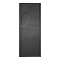 Tableau en bois noir 45 x 115 cm Verto - Likya