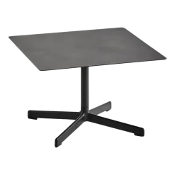 Table basse carrée en acier anthracite 60 x 40 cm Neu - Hay