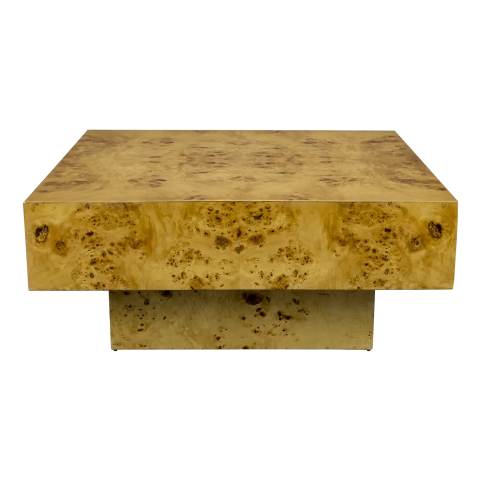 Table basse carrée en bois 90x90x39cm Quinn - Dutchbone