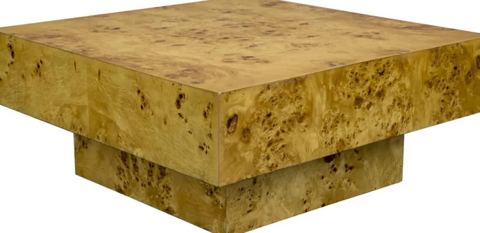 Table basse carrée en bois 90x90x39cm Quinn - Dutchbone