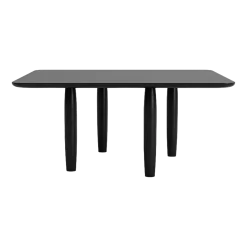 Table basse carrée en chêne noir 80 x 80 cm Oku - NORR11