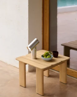 Table basse carrée en teck 55cm Assemble - Muuto