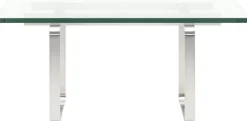 Table basse carrée en verre 95x95x42cm CH106 - Carl Hansen & Søn