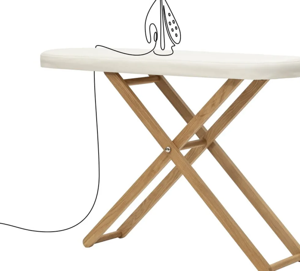 Table basse, console, table à repasser en chêne massif 130x38cm Cinderella - Design House Stockholm