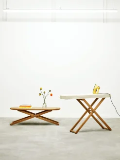 Table basse, console, table à repasser en chêne massif 130x38cm Cinderella - Design House Stockholm