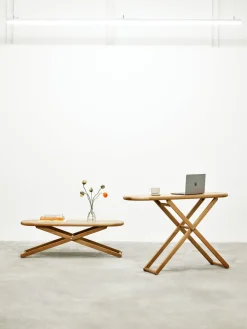 Table basse, console, table à repasser en chêne massif 130x38cm Cinderella - Design House Stockholm