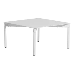 Table basse de jardin carrée blanc 70x70cm Fromme - Petite friture