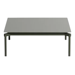 Table basse de jardin carrée vert bouteille 70x70cm Fromme - Petite friture