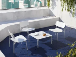Table basse de jardin carrée vert pastel 70x70cm Fromme - Petite friture