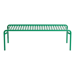 Table basse de jardin en aluminium vert menthe 127x51cm Week end - Petite friture