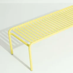 Table basse de jardin jaune 127 cm Week end - Petite friture