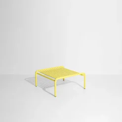 Table basse de jardin jaune Week-End - Petite Friture