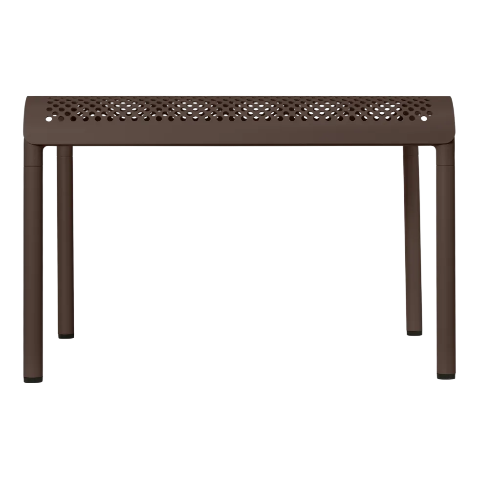 Table basse de jardin marron en acier électro-galvanisé 57x38cm Dapple - Ferm Living