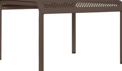 Table basse de jardin marron en acier électro-galvanisé 57x38cm Dapple - Ferm Living
