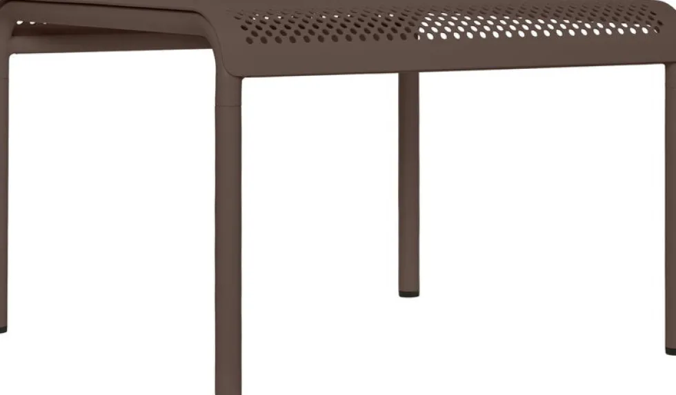 Table basse de jardin marron en acier électro-galvanisé 57x38cm Dapple - Ferm Living