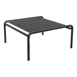 Table basse de jardin noire Week-End - Petite Friture