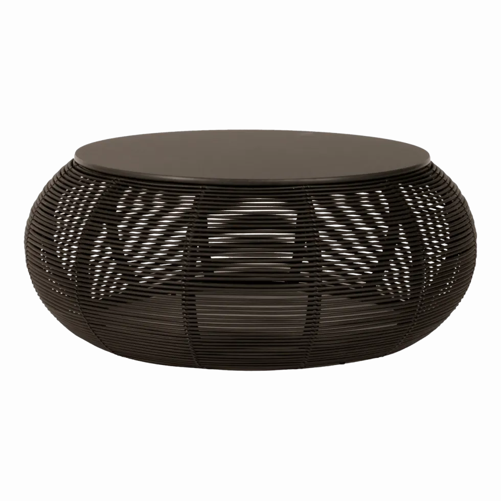 Table basse d'extérieur D93 cm noir Ivo - Vincent Sheppard