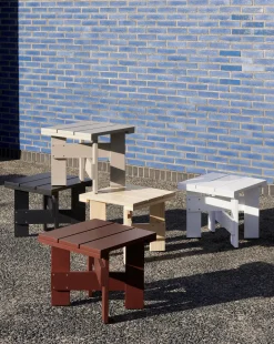 Table basse d'extérieur en pin blanche Crate - Hay