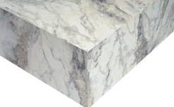 Table basse effet marbre 90x35cm Prizma - Home Design