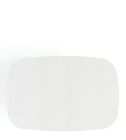 Table basse en acier blanc 115x77cm Livia - Metallbude