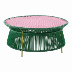 Table basse en acier vert Caribe - Ames