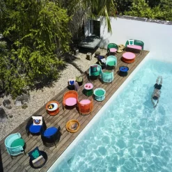 Table basse en acier vert Caribe - Ames