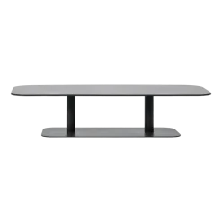 Table basse en aluminium gris 129 x 45 cm Kodo - Vincent Sheppard
