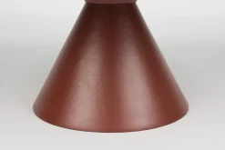 Table basse en aluminium rouge brique 60x33cm Floss - Zuiver